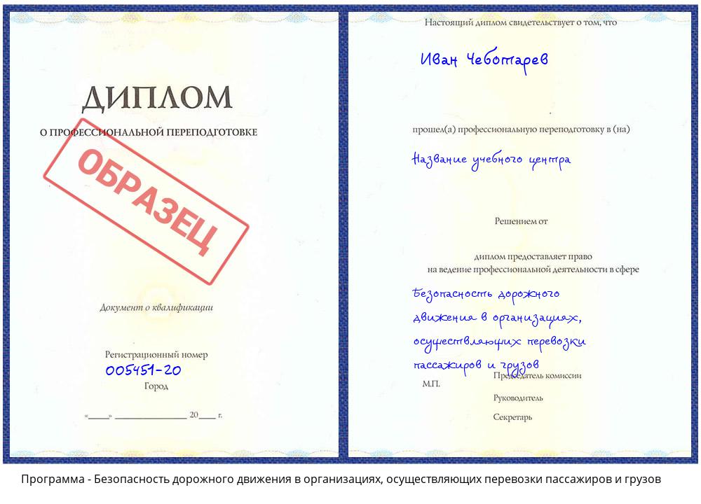Безопасность дорожного движения в организациях, осуществляющих перевозки пассажиров и грузов Сатка