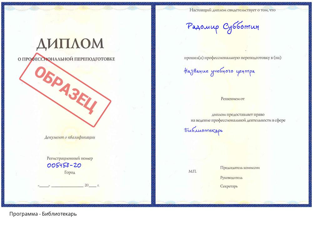 Библиотекарь Сатка